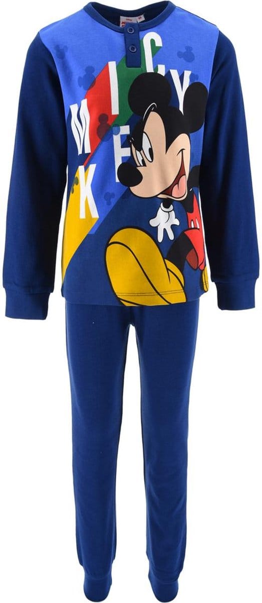 Mickey Mouse Pyjama - Maat 116 - Blauw - Disney Kinderpyjama