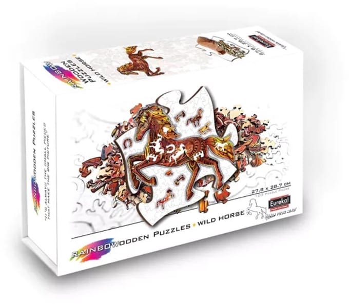 Eureka Rainbo Houten Puzzel Wild Paard 103pcs
