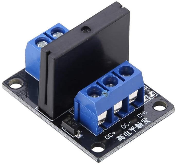 By shayne - 5V Relais Module - Hoge Niveau Solid State Relay - 1 Kanaal SSR Module - Elektronica - Besturing - Geschikt voor Projecten - Compact