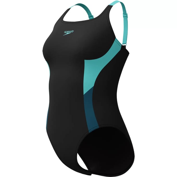 Dames zwempak uit 1 stuk Speedo Solid Splice Shaping