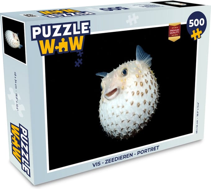 Puzzel Vis - Zeedieren - Portret - Legpuzzel - Puzzel 500 stukjes