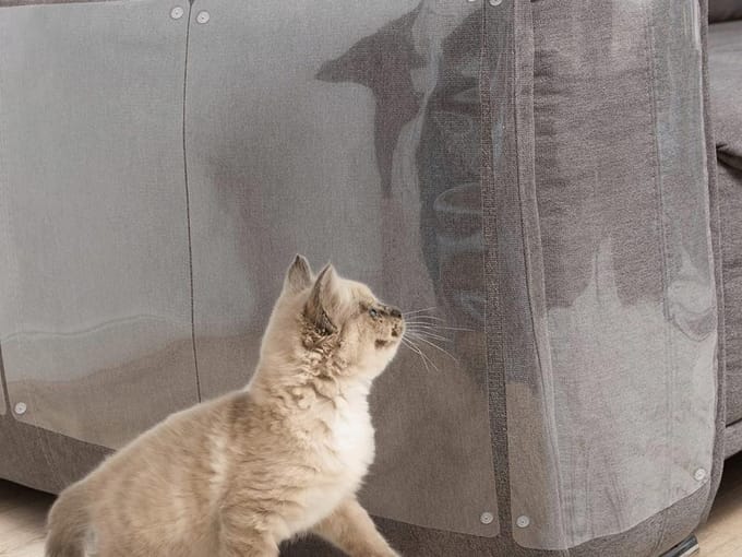 Kattenkrabbeschermers voor bank, 2 stuks