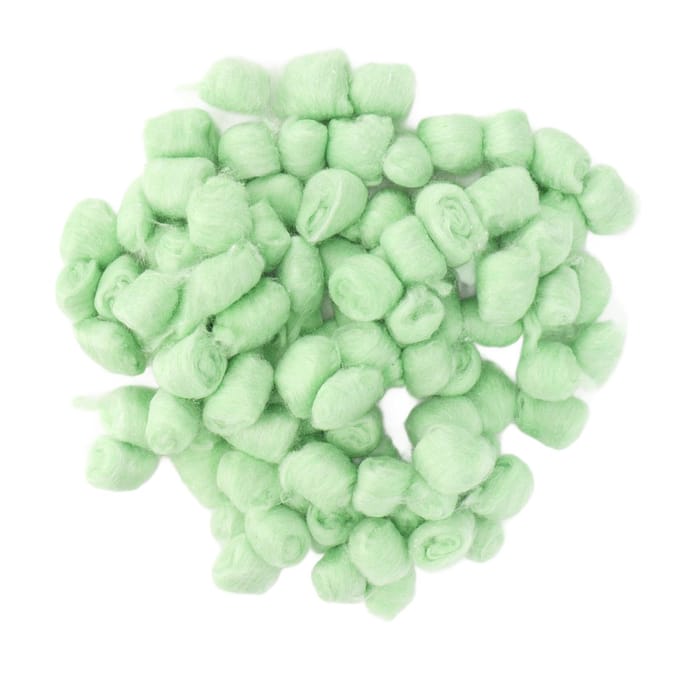 Hamster Boule de Coton Hiver Chaud Doux Petit Animal Litière Boule de Coton pour Hamster Hamster Syrien blanc