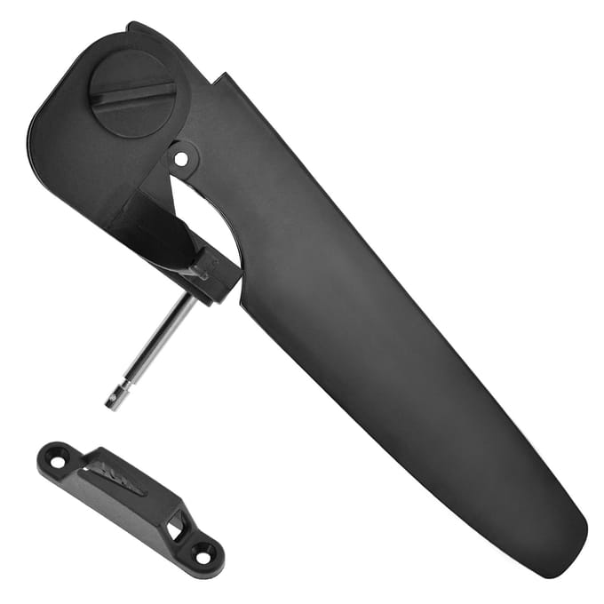 Kit de commande du système de direction du gouvernail de queue de Kayak pour le contrôle de la Direction 45mm gray