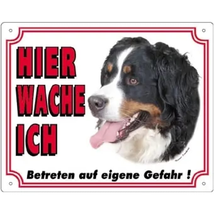 Hond aanwijsbord Nobby Pet Berner Sennenhund