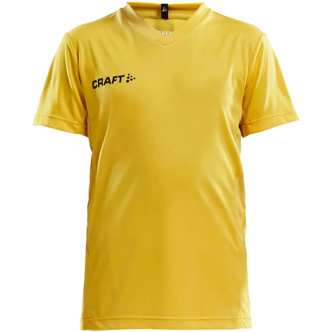 Craft Squad Shirt Korte Mouw Kinderen - Geel | Maat: 122/128