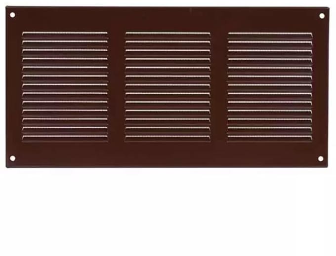 Europlast Metalen rooster 300x150mm bruin - MR3015B