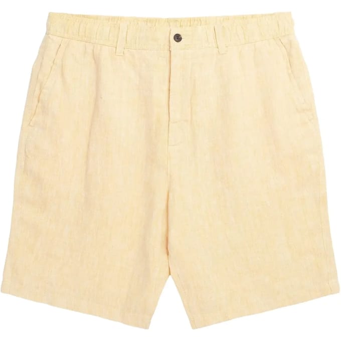 Short van linnen met een ruitpatroon KnowledgeCotton Apparel Fig