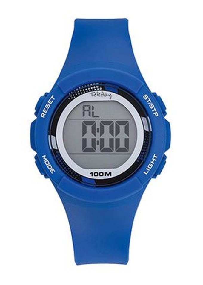 Tekday-Digitaal-Kinderhorloge-Silicone band-Blauw-Waterdicht