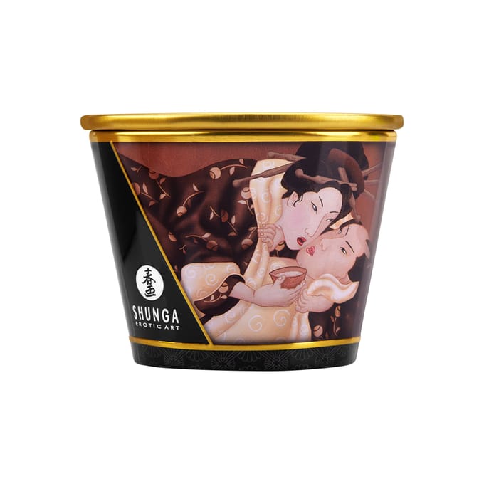 Shunga - Massagekaars Excitation & Intoxicating Chocolade