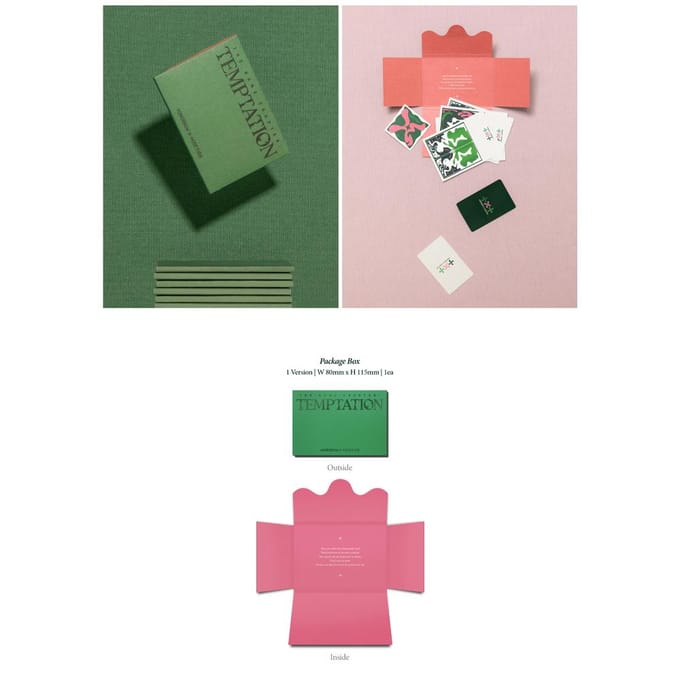 TXT - LE CHAPITRE DU NOM : TENTATION Weverse Albums ver. NO POB(1ea) gray