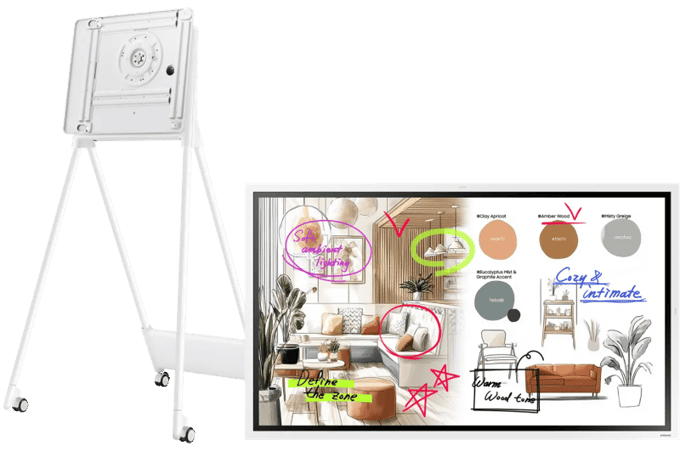 Samsung Flip Pro WM55FX + Samsung Flip 2 Stand (55 inch)