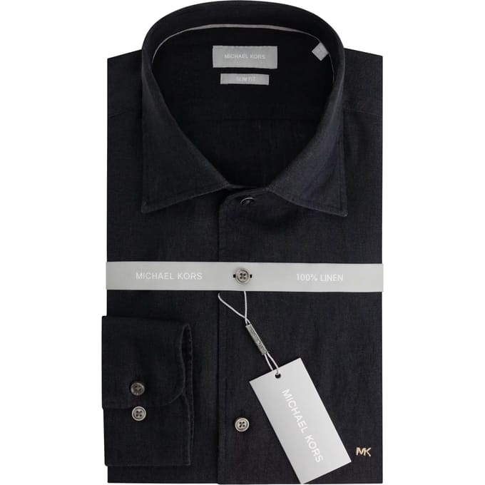 Shirt Michael Kors One Pièce Collar Linen Slim