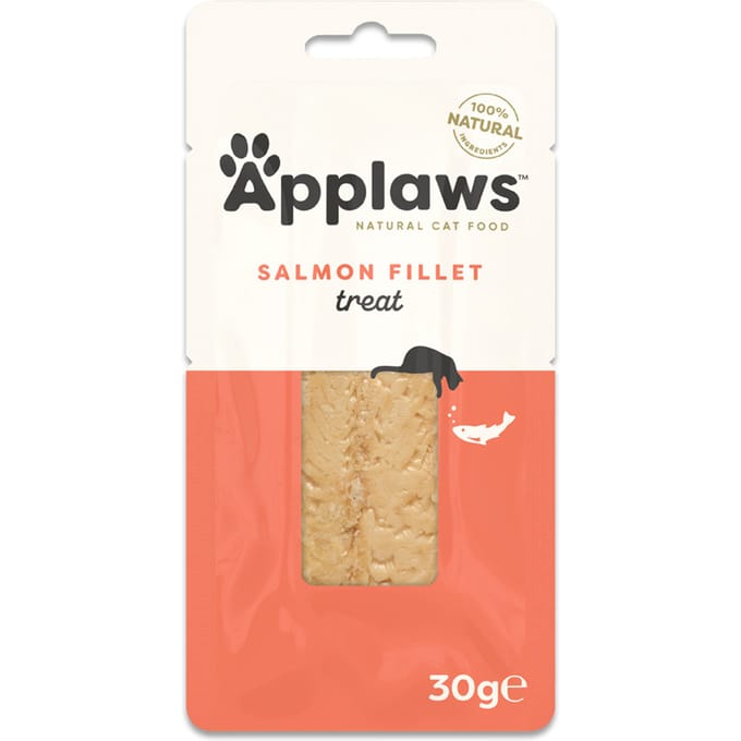 3x30g Cat Salmon Loin Applaws Kattensnacks