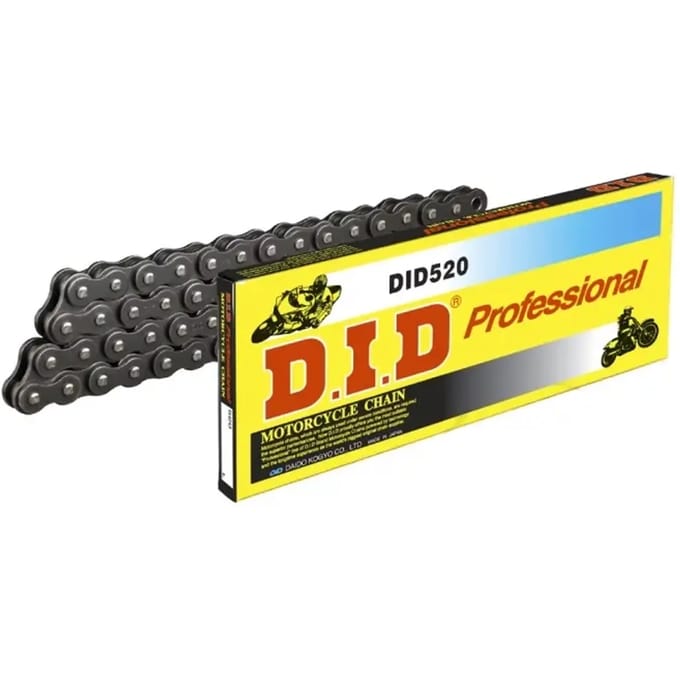 Motorfiets rolketting D.I.D 520(B&B) X 104 Mail. Rj