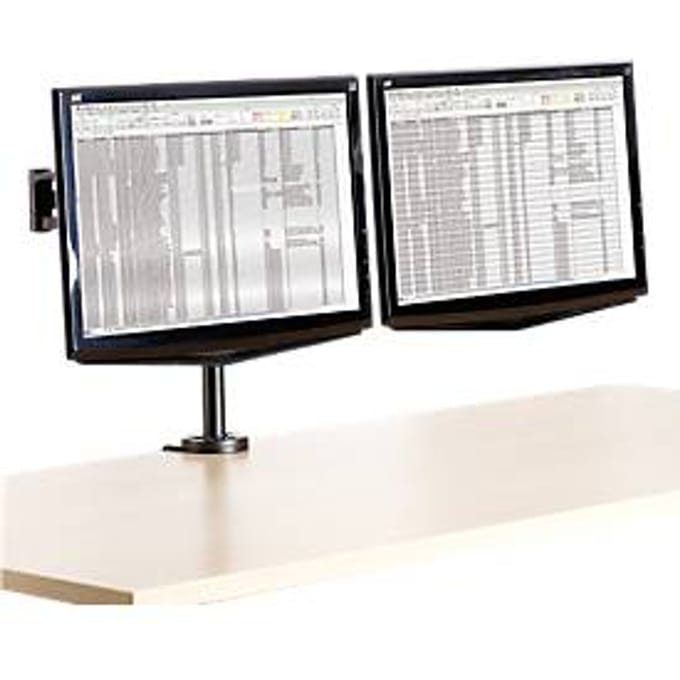 Fellowes Professional Series Depth Adjustable Dual Monitor Arm - Max 10.9 kg - recommended for