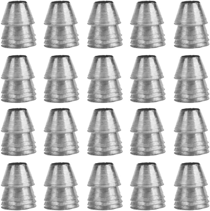 Dailygoods - 20 Stuks Veiligheidsronde Handgreepwiggen Staal