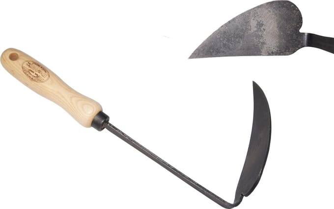 De Wit Koreaanse handhak rechts met essenhouten handvat |14 cm