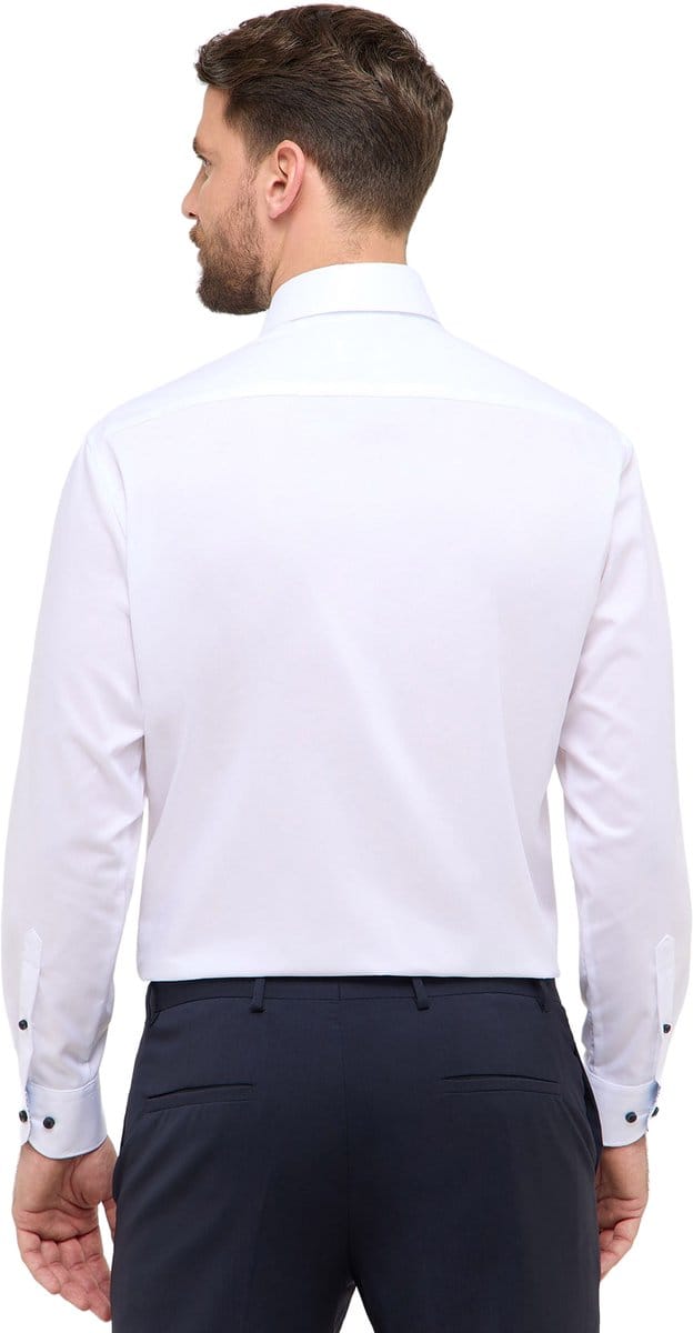 Overhemd wit Eterna Comfort Fit klassiek katoen