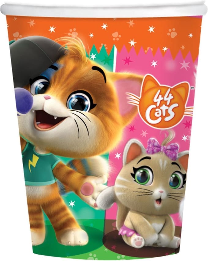 Nickelodeon Feestbekers 44 Cats Junior 250 Ml Karton 8 Stuks