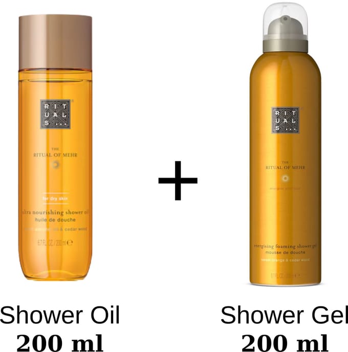 Rituals - Mehr - Duo set - Shower Gel 200 ml + Shower Oil 200 ml