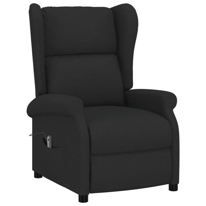 vidaXL - Fauteuil - verstelbaar - elektrisch - stof - zwart