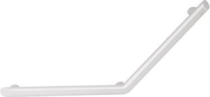 Delabie Hoeksteun 135° Be-Line Ø35 400X400 3 Punten Aluminium Wit