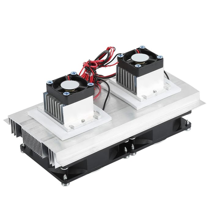 Halfgeleider Koeling Koelapparaat Thermoelektrische Koeler 12A 12V Doe-het-zelf Mini Koelkast white