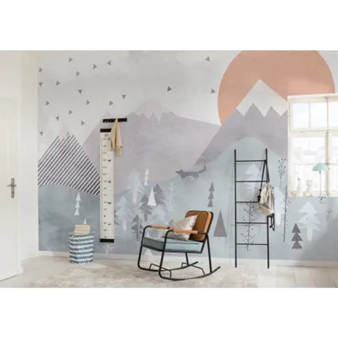 Fotobehang Fox Journey - Meerkleurig - 2,80m X 400cm