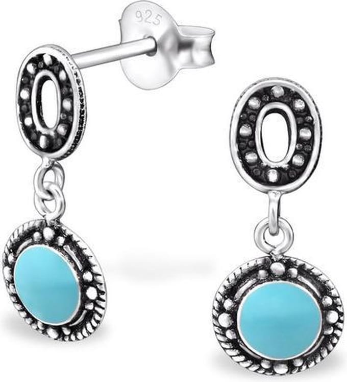 Montebello Oorbellen Betel - 925 Zilver E-Coating - 7x16mm
