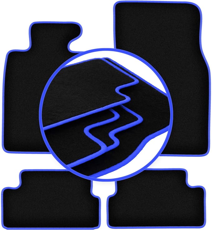 CARLUX-BLUE automatten voor: Mini Cooper II R57 cabriolet (2006-2013)