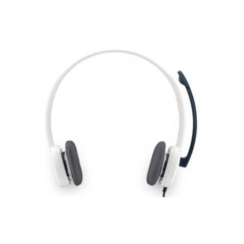 Logitech H150 Computer On Ear headset Kabel Stereo Wit Ruisonderdrukking (microfoon), Noise Cancelling Volumeregeling, Microfoon uitschakelbaar (mute)
