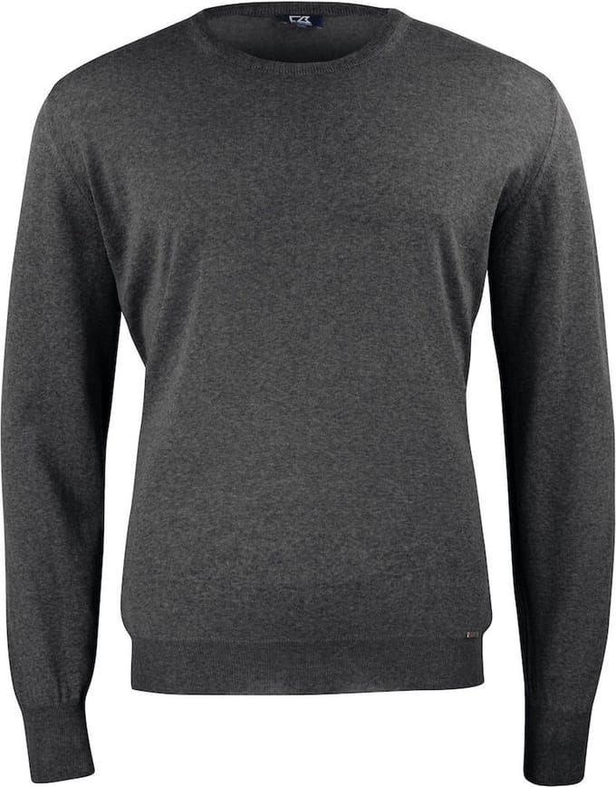 Cutter & Buck Kennewick Crewneck Heren 355406 - Antraciet Melange - L