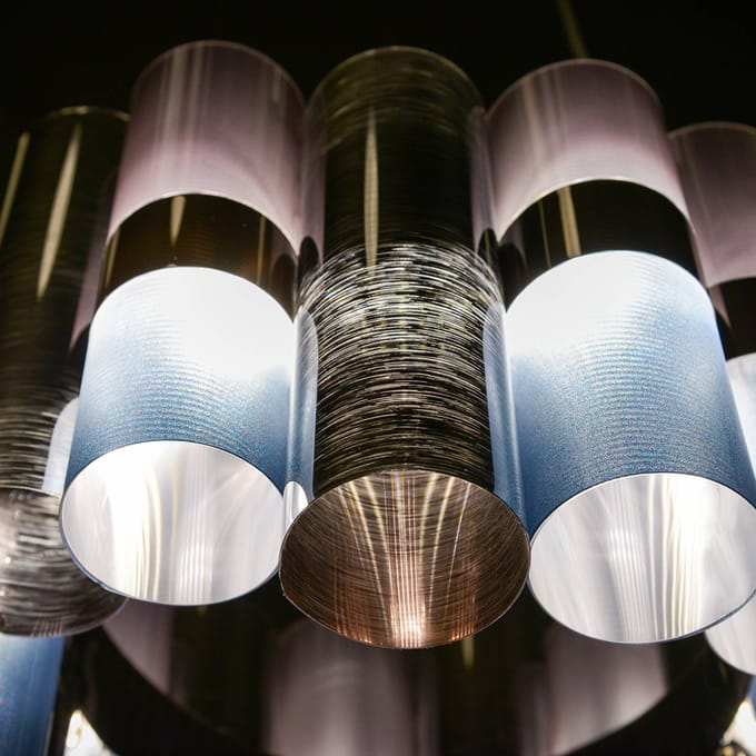 Slamp La Lollo Medium hanglamp blauw/rook