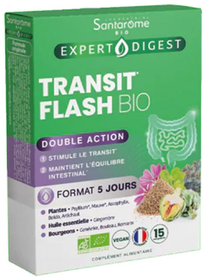 Santarome Transit Flash Organic 15 Tabletten