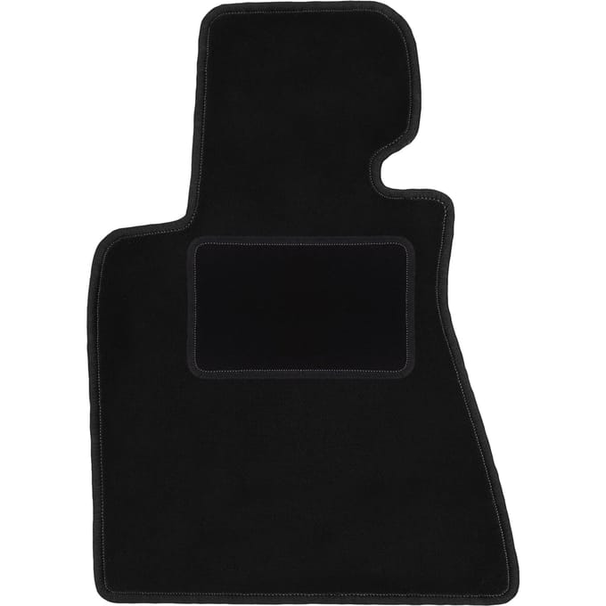 Chauffeursmat zwart voor: BMW 7 E65 sedan (2001-2008)