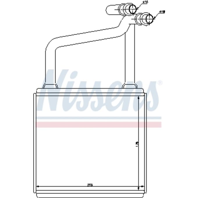Waterverwarmer NISSENS 72031