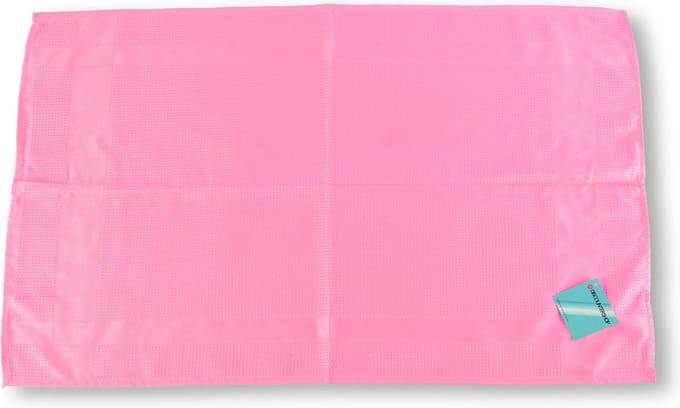 Discountershop Glazendoek Polierdoek - Roze - 67cm x 41cm - 80% Polyester, 20% Polyamide