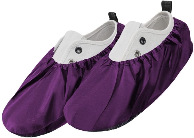 FEROCITY - Schoenovertrekken - Antislip, herbruikbaar - Unisex - Erwachsene - EU 38-45 - Polyester - Violet