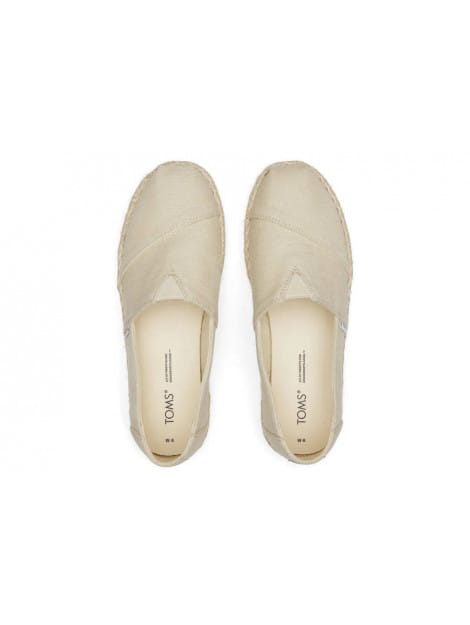 Toms Alpargata Platform Rope Espadrilles - Dames - Beige - Maat 39