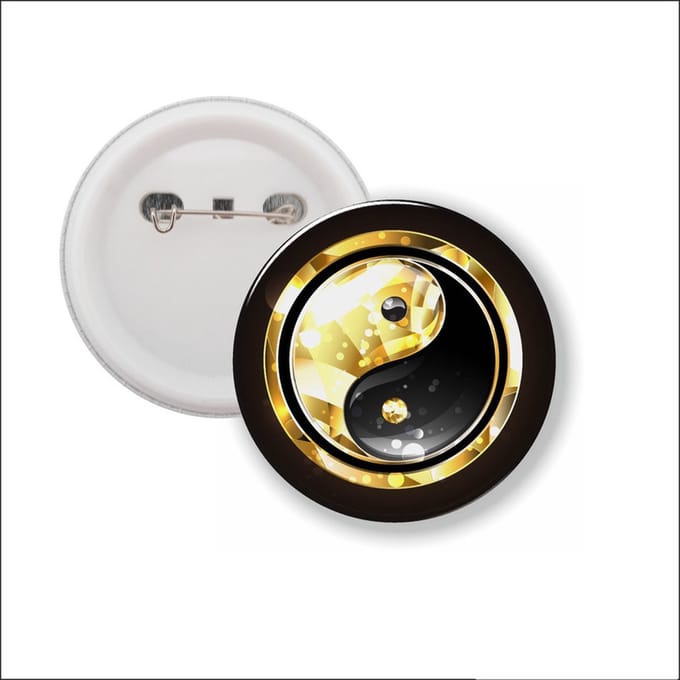 Button Met Speld - Jin Jang