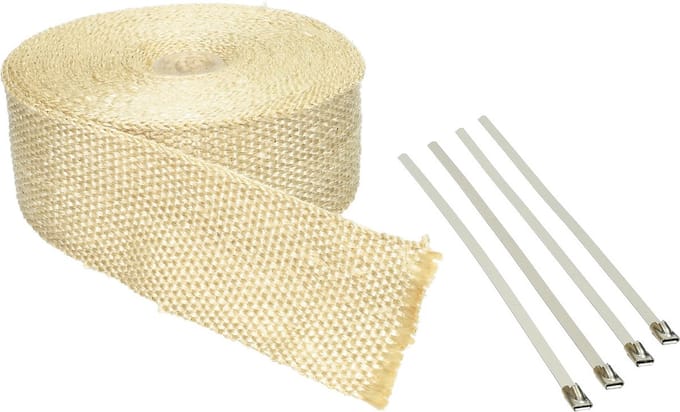 Hitteband 50x1.5mm x lengte 10m beige