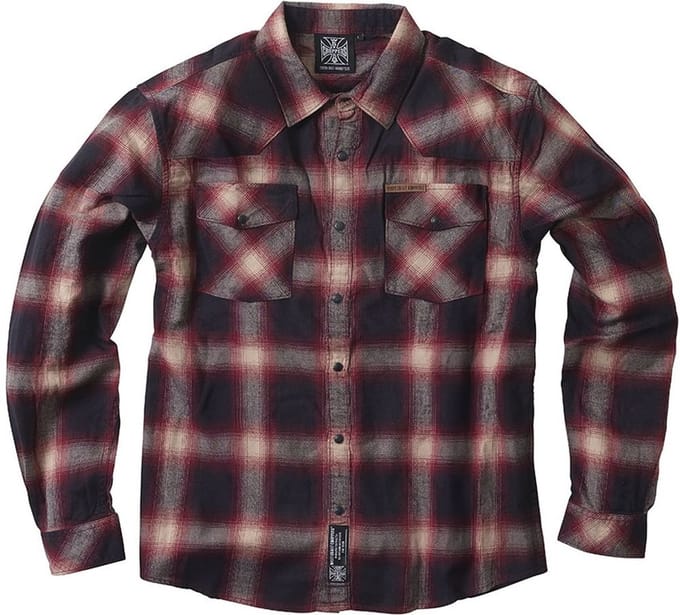 WCC West Coast Choppers Herenoverhemd Outlaw Flannel WCCWS161RD