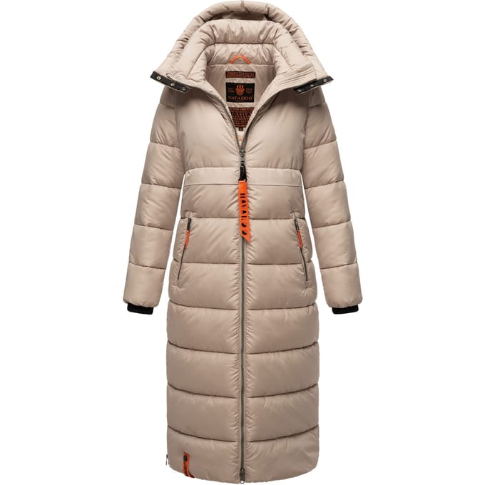 Navahoo dames gewatteerde wintermantel Kristallblume – Warm & Trendy