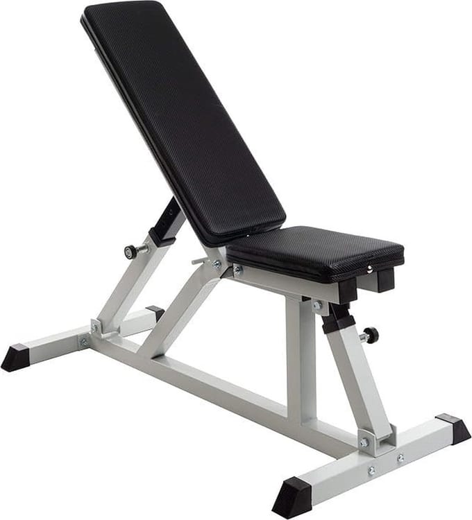 ScSPORTS Multifunctionele fitnessbank wit