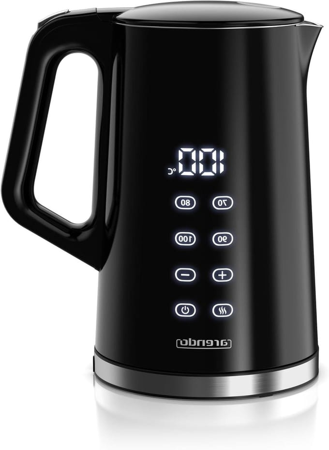 Digitale Waterkoker - Roestvrij Staal - Temperatuurinstelling - Dubbelwandig Design - Voor Thuis