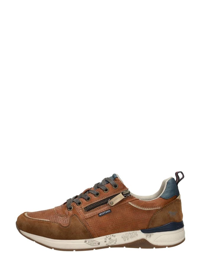 Mustang Sneakers Laag Sneakers Laag - cognac - Maat 41