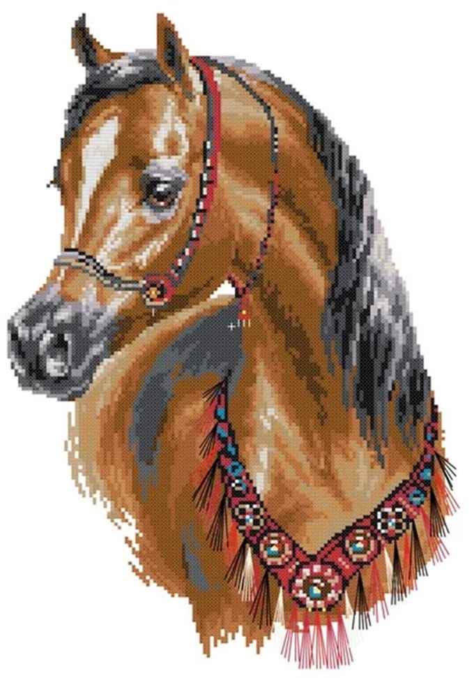 Borduurpakket Arabisch paard