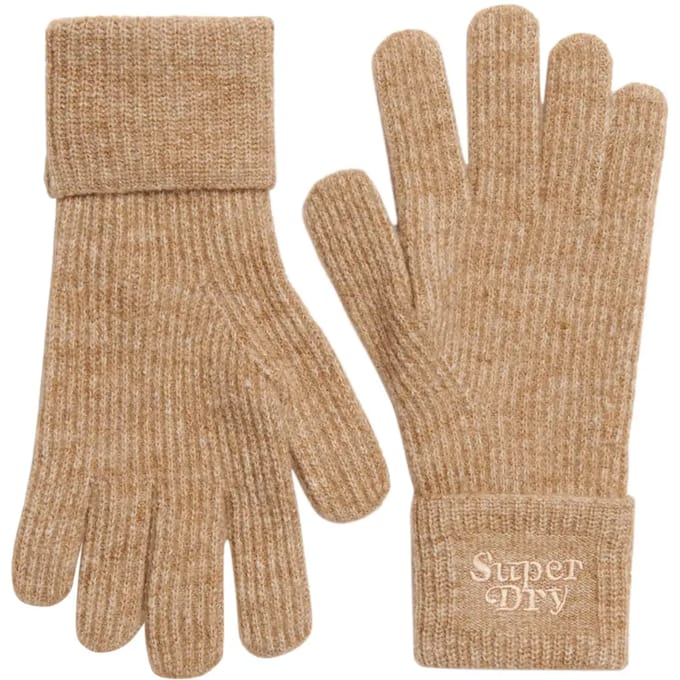 Gebreide kinderhandschoenen Superdry Soft Rib