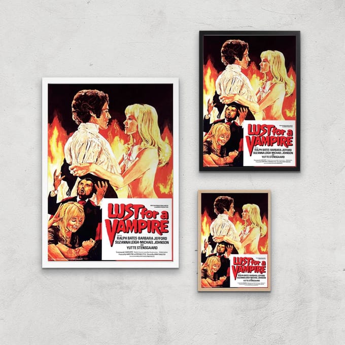 Lust For A Vampire Giclee Art Print - A2 - Print Only